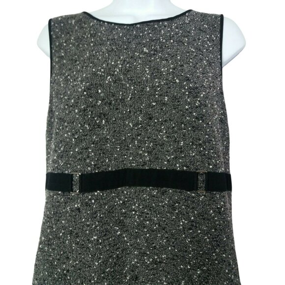 Classic Chic Tweed Gray Talbots Dress Shift Size 6 Petites 6P Preppy EUC - Picture 3 of 8